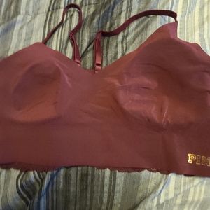 Pink bonded bralette